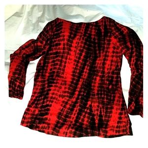 Tie-dyed Long Sleeve Shirt, Women